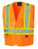 134-2/3XL - HI-VIZ SAFETY VEST ORANGE