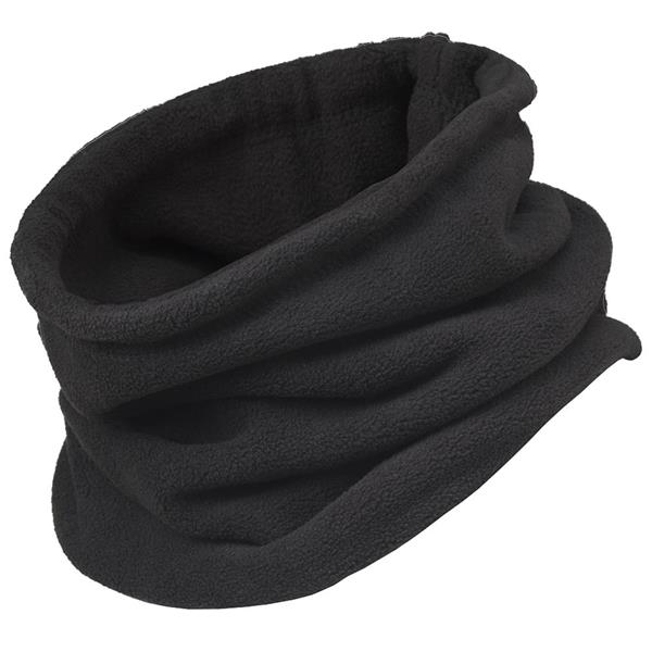 5504-O/S - MICROFLEECE 3IN1 NECKWARMER BLACK