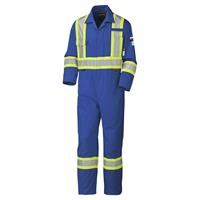 5558AT-44 - FR COTTON SAFETY COVERALL TALL ROYAL