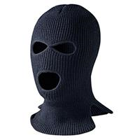 560-B-O/S - STORM MASTER BALACLAVA BLACK 3 HOLE