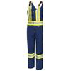 6615T-46 - POLY/COTTON SAFETY OVERALL TALL NAVY