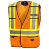 6926-O/S - TRAFFIC VEST HI-VIZ ORANGE