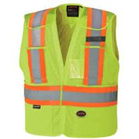 6933-L/XL - HI-VIZ SAFETY TEAR-AWAY VEST YEL/GRN