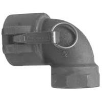 600D-90AL - 6IN ALUM COUPLER X FNPT 90 ELBOW