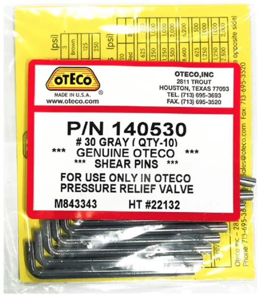 OTECO-#30-GRAY - OTECO NO30 GRAY SHEAR PIN