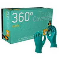 4444PF-L - 360 TOTAL COVERAGE TEAL NITRILE LARGE