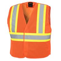 597P-L/XL - HI-VIZ TEAR-AWAY MESH VEST