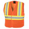 597P-4/5XL - HI-VIZ TEAR-AWAY MESH VEST