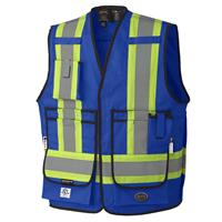 7733-2XL - 88/12 7OZ  BLUE SURVEYOR VEST