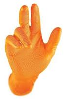 246A-ORG-MED - ORANGE GRIPPAZ 6MIL MED NITRILE GLOVES