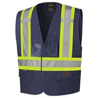 134N-L/XL - HI-VIZ SAFETY VEST NAVY