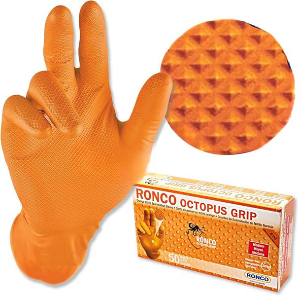 67-256-XL - 50 6ml ORANGE DISPOSABLE NITRILE GLOVE